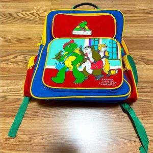Vintage mint condition Franklin the Turtle Backpack! 16 x 16 x 6 inches.